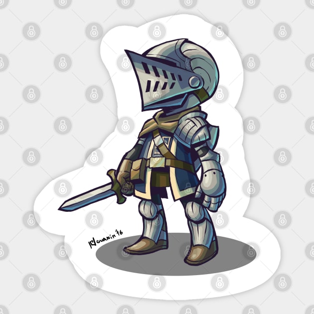 Chibi Elite Knight Sticker by Novanim